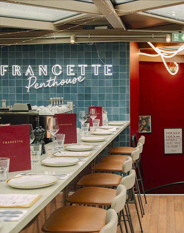 Chez Francette, péniche événementielle à Paris sur la Seine