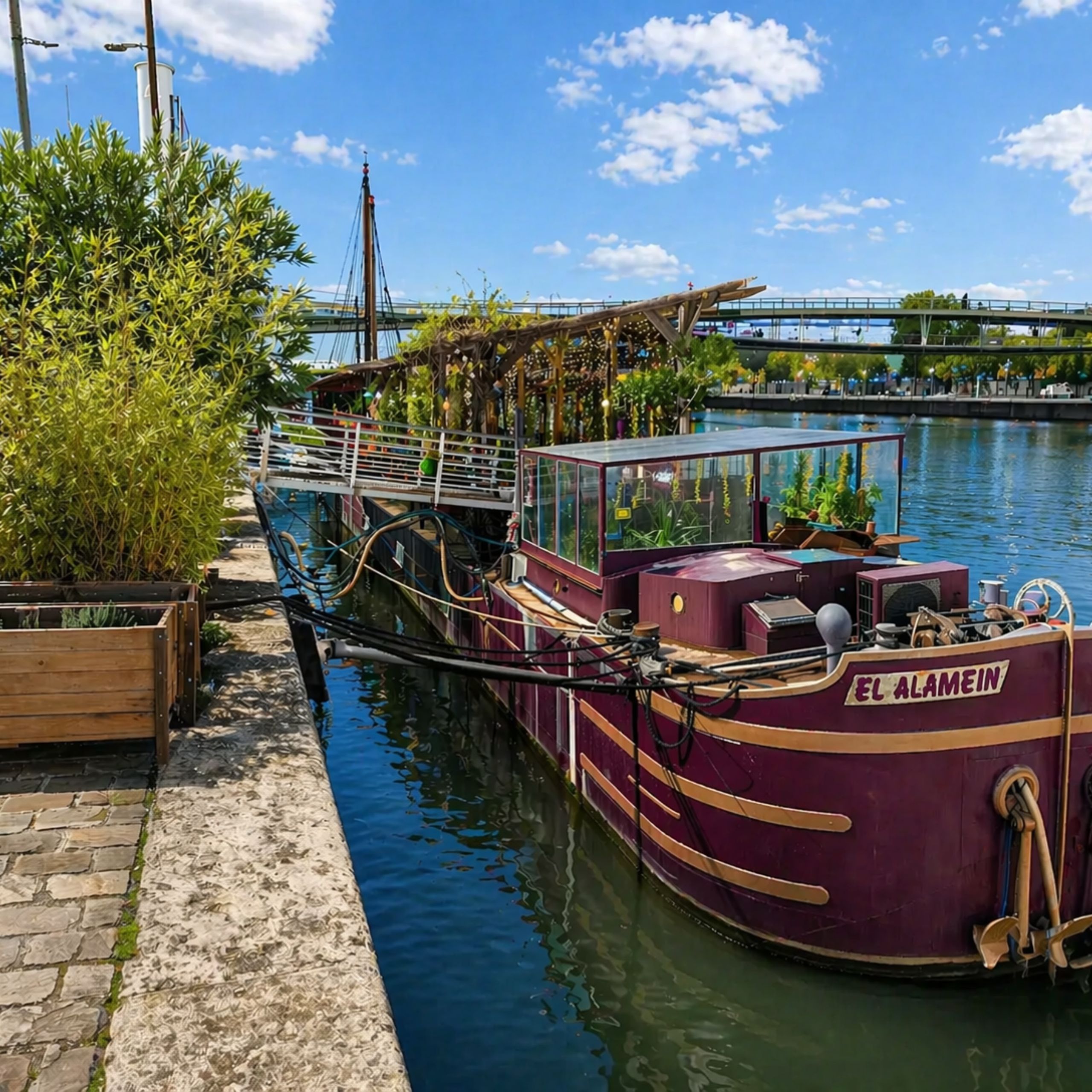 Privatisation péniche Paris – El Alamein